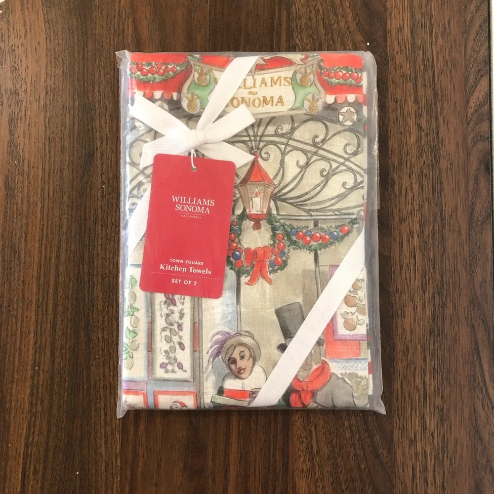 Williams Sonoma Town Square Towel Set of 2